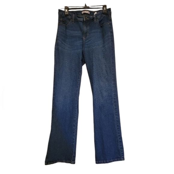 Lee women's slender secret blue jeans with gold threaded and studded pockets - Picture 1 of 9